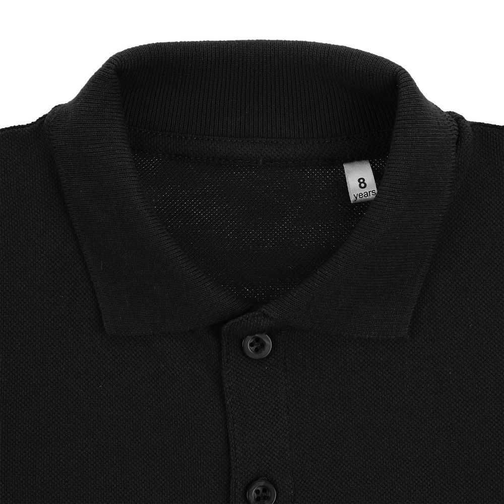 Рубашка поло детская Virma Kids, черная — изображение 4