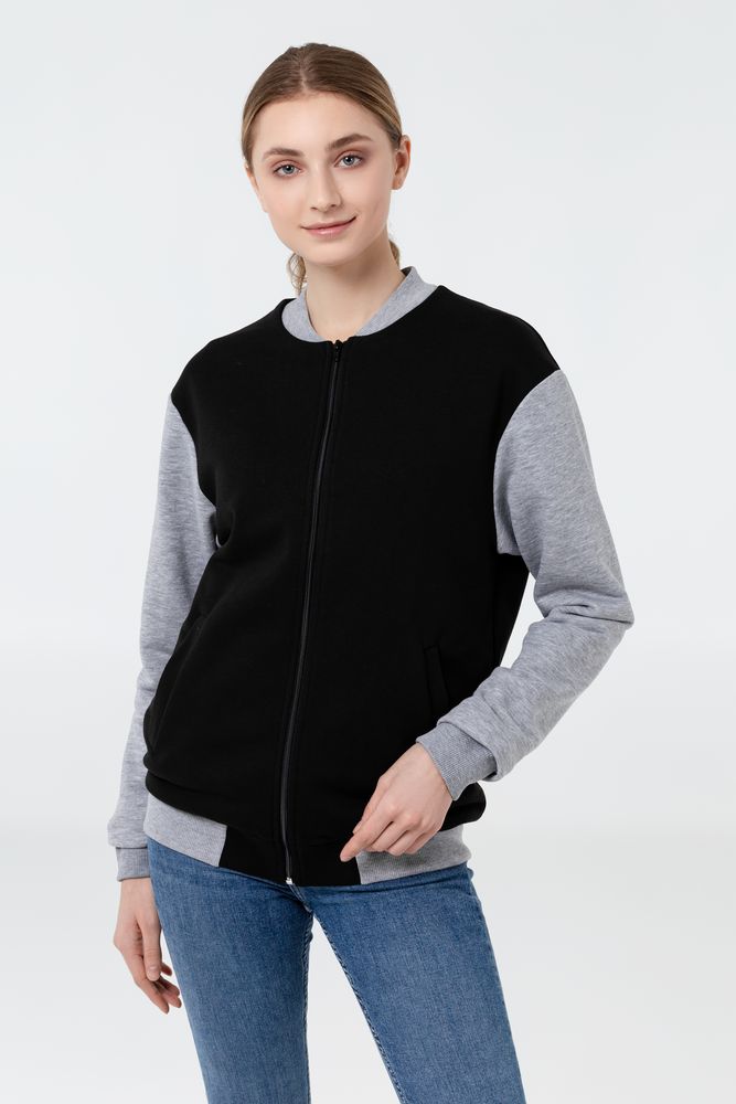 Бомбер College, молочно-белый — изображение 8