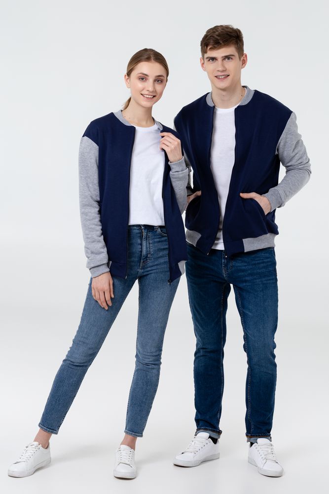 Бомбер College, бордовый — изображение 9