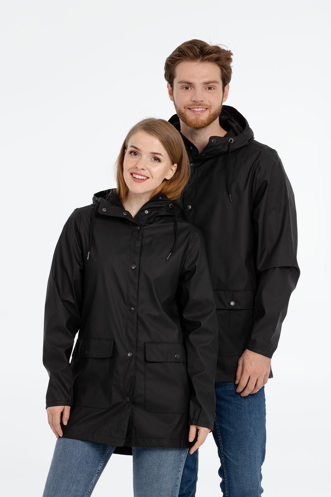 Дождевик женский Squall, черный — изображение 15