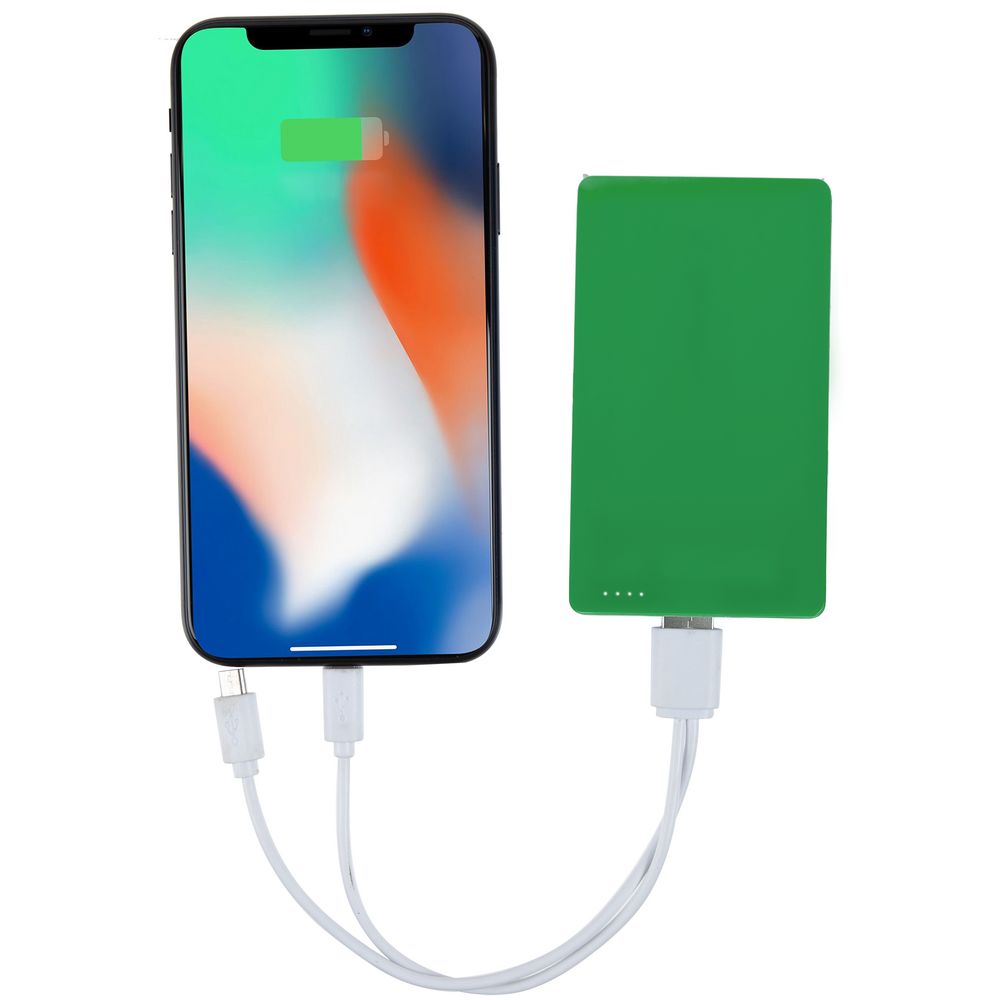 Внешний аккумулятор Easy Trick, 4000 мАч, зеленый — изображение 4