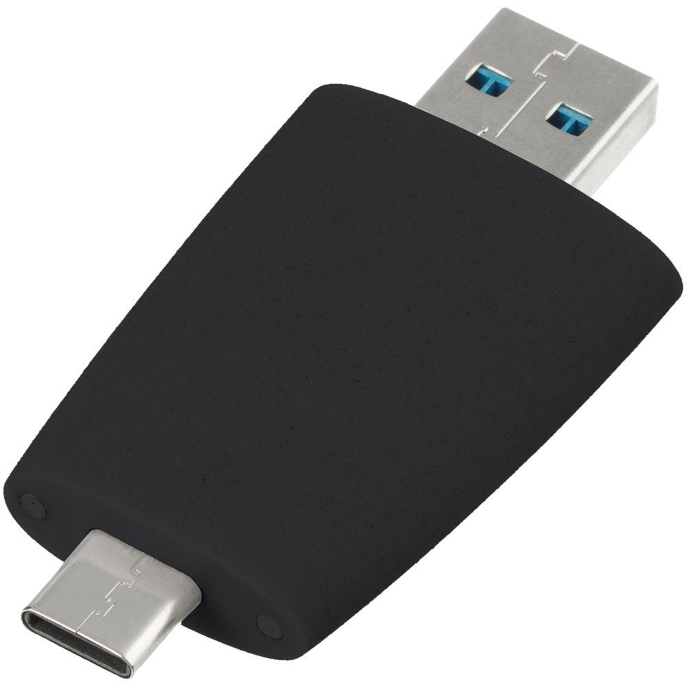 Флешка Pebble Type-C, USB 3.0, черная, 16 Гб — изображение 5