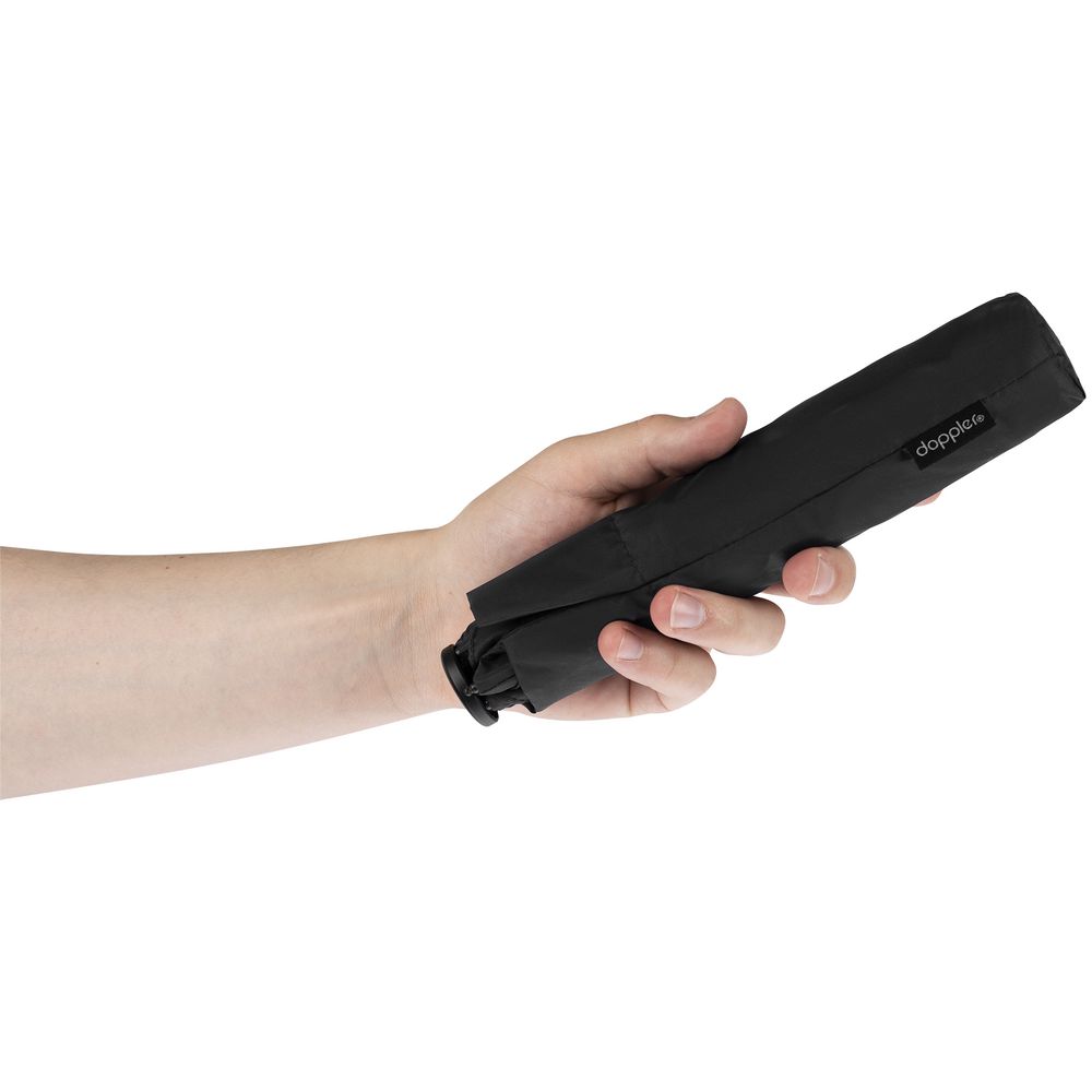 Зонт складной Zero 99, черный — изображение 7