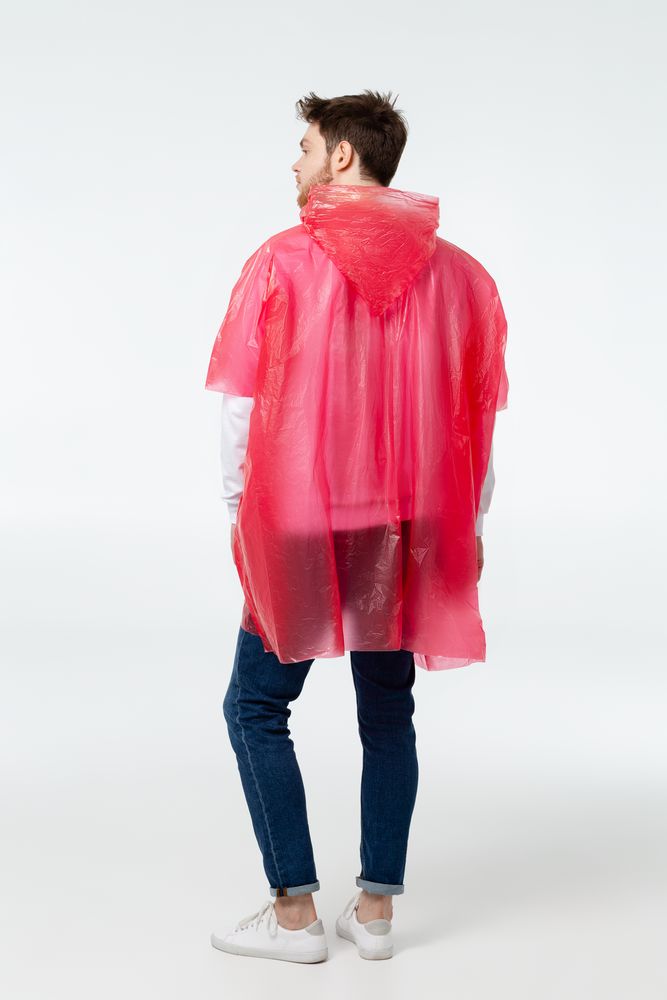 Дождевик-пончо RainProof, красный — изображение 7