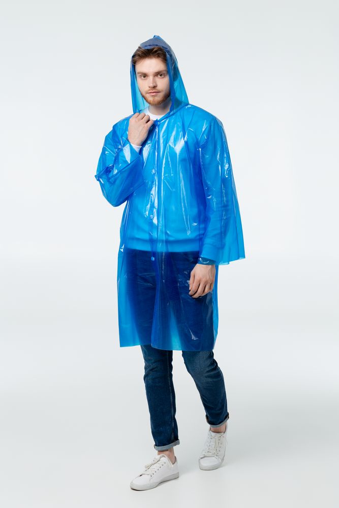 Дождевик-плащ BrightWay, синий — изображение 6