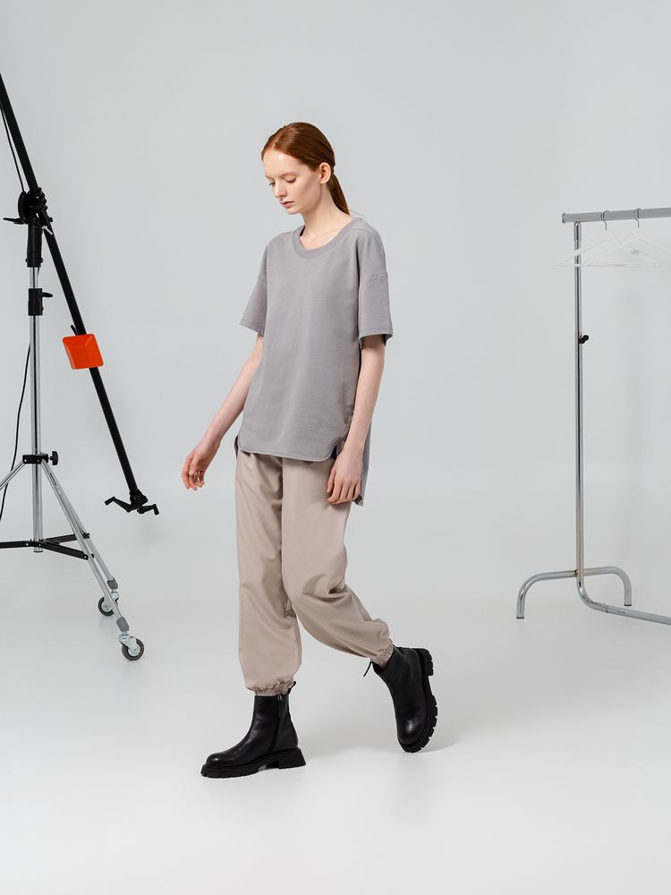 Футболка унисекс Kosmos 1.0, серая — изображение 3