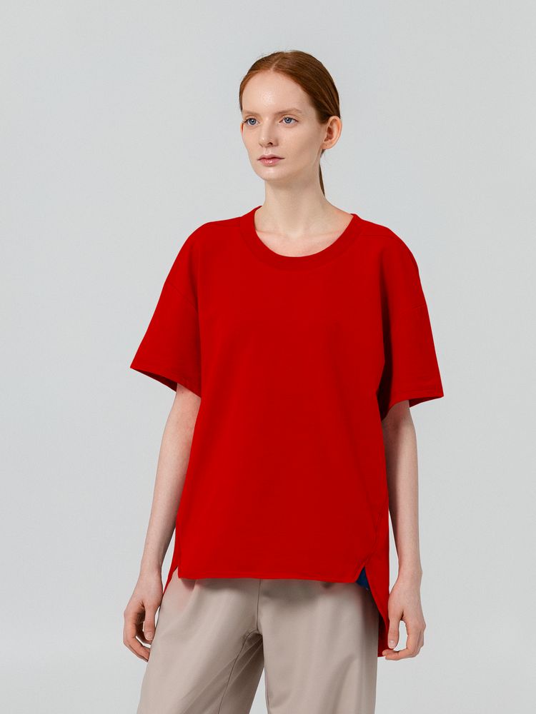 Футболка унисекс Kosmos 1.0, красная — изображение 4