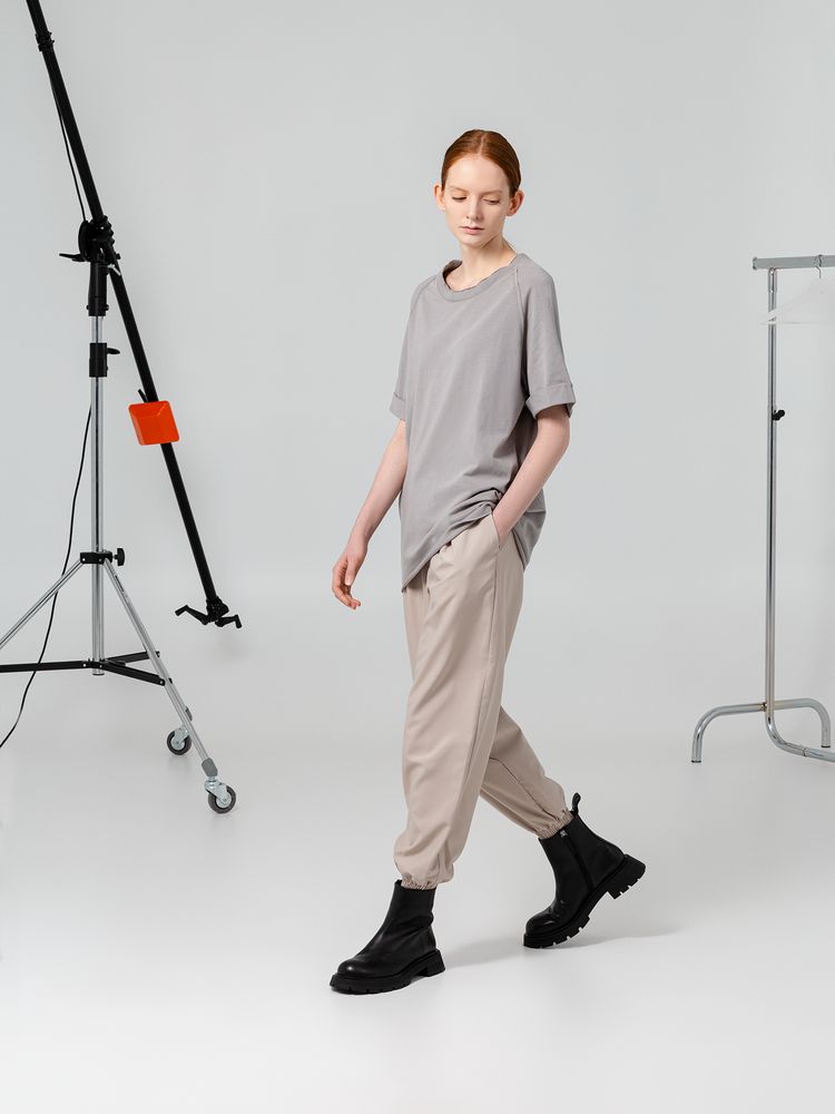 Футболка унисекс Vozduh 1.0, серая — изображение 3