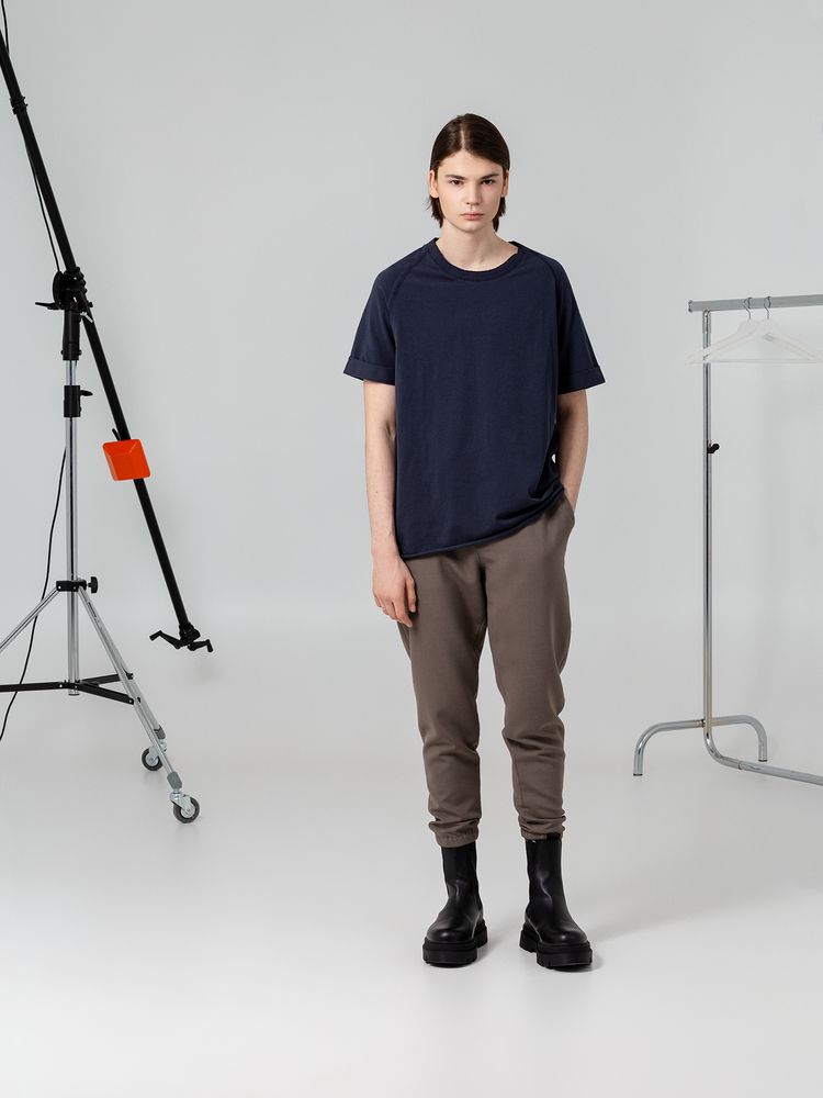 Футболка унисекс Vozduh 1.0, темно-синяя — изображение 3