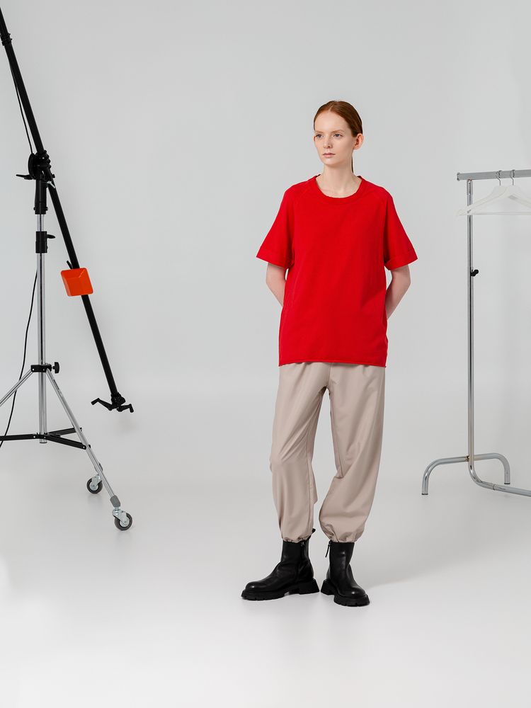 Футболка унисекс Vozduh 1.0, красная — изображение 3