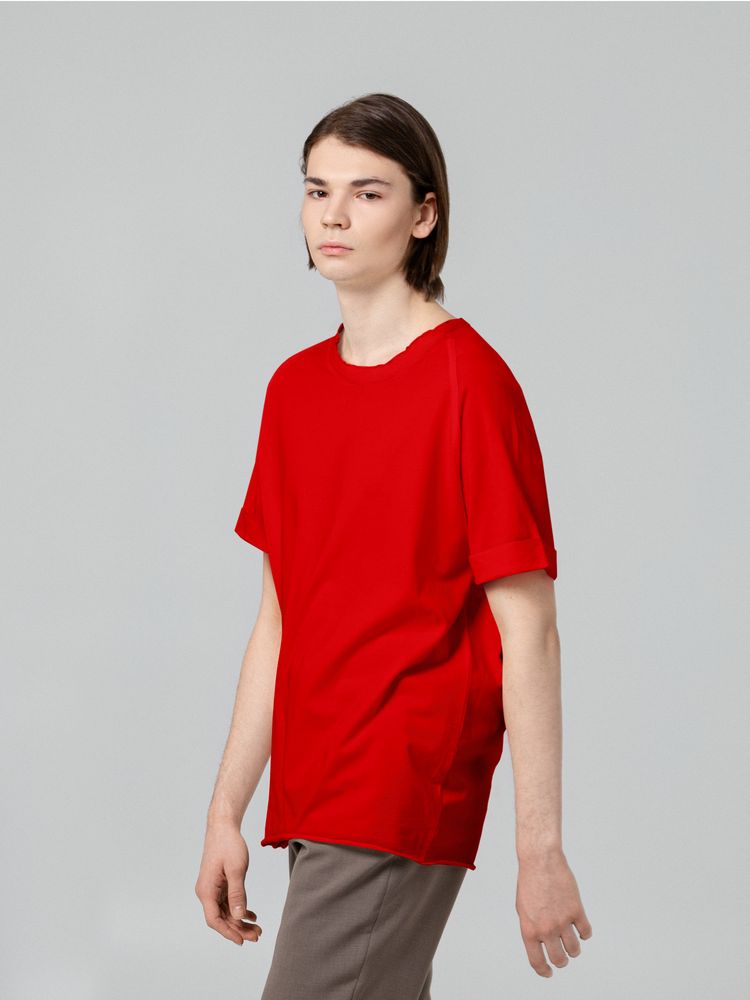 Футболка унисекс Vozduh 1.0, красная — изображение 4