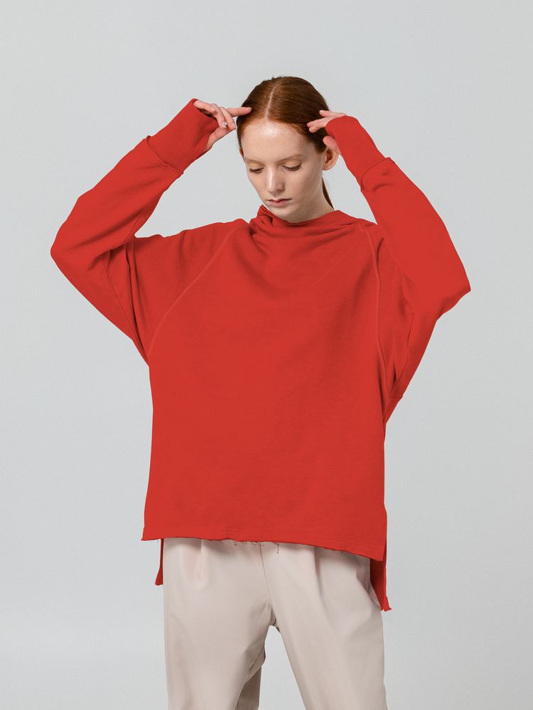 Худи унисекс Vozduh 1.0, красное — изображение 4