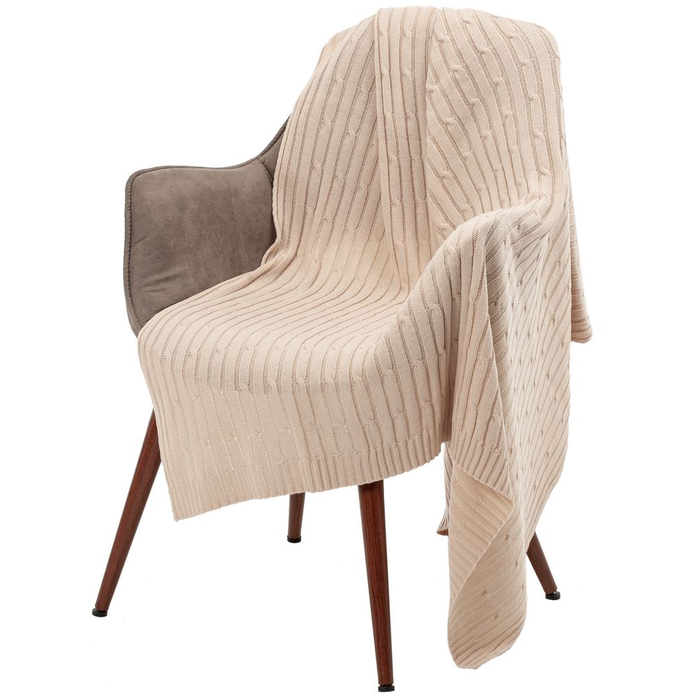 Плед Remit, бежевый — изображение 6