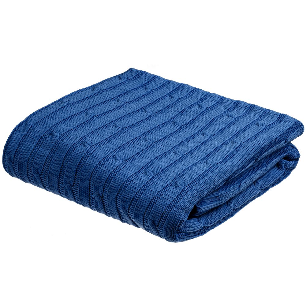 Плед Remit, ярко-синий (василек) — изображение 3