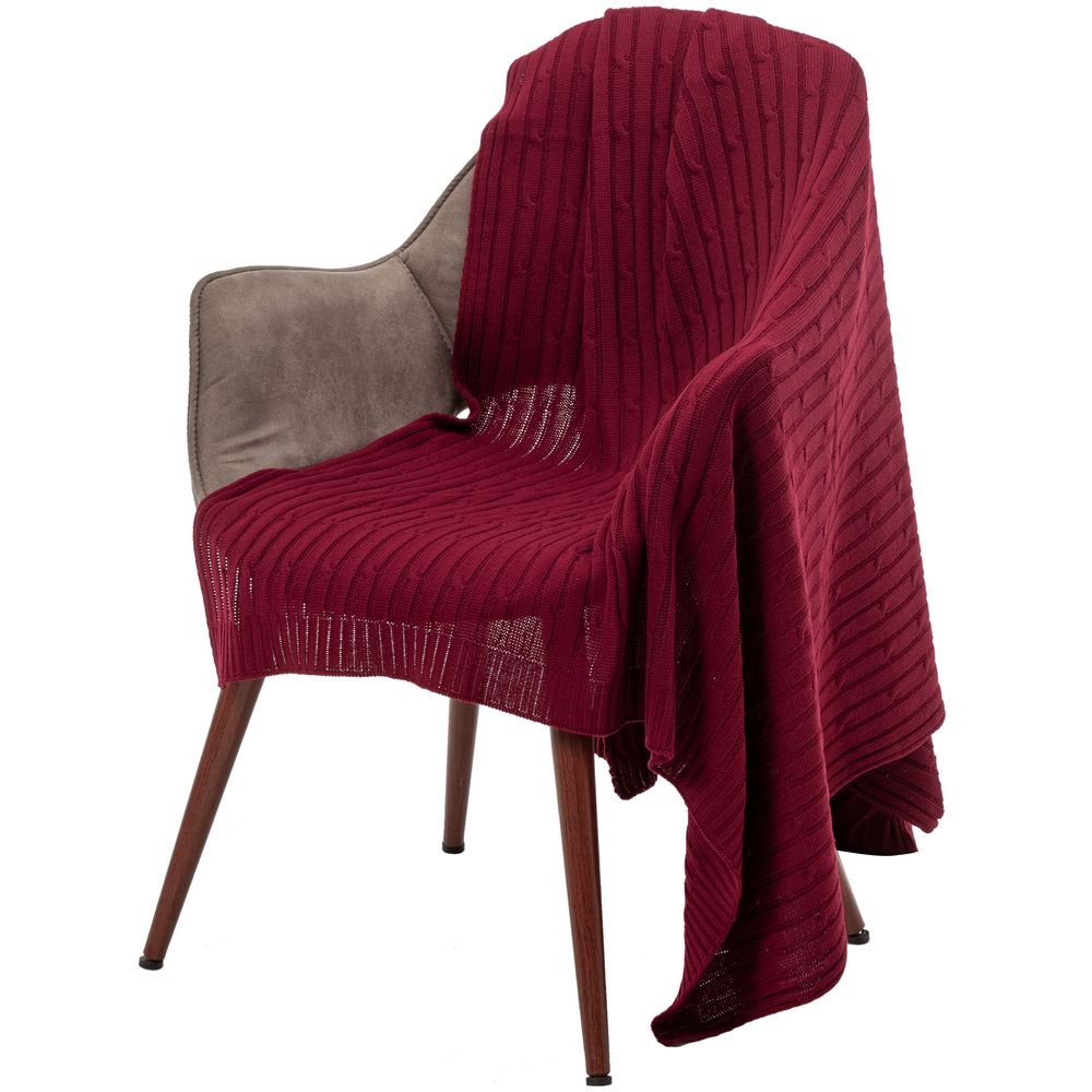 Плед Remit, бордовый — изображение 6