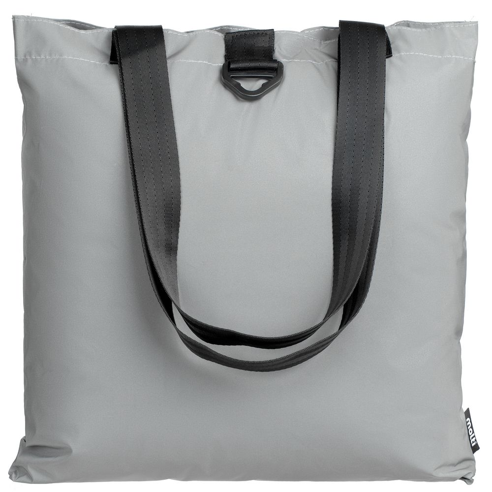 Шопер Manifest из светоотражающей ткани, серый — изображение 3