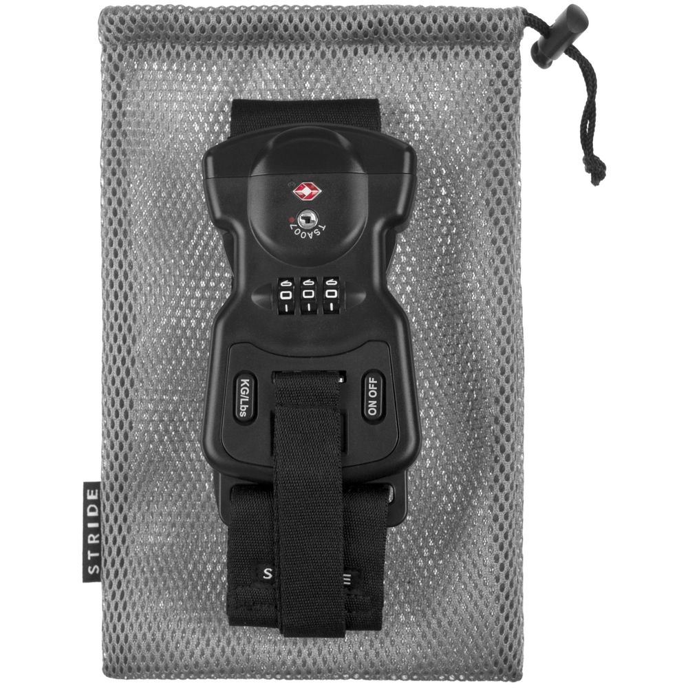 Багажный ремень с весами Bagremmen, черный — изображение 5