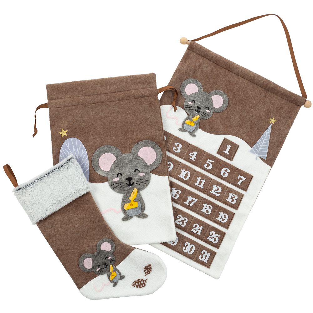 Мешок для подарков Noel, с мышкой — изображение 5