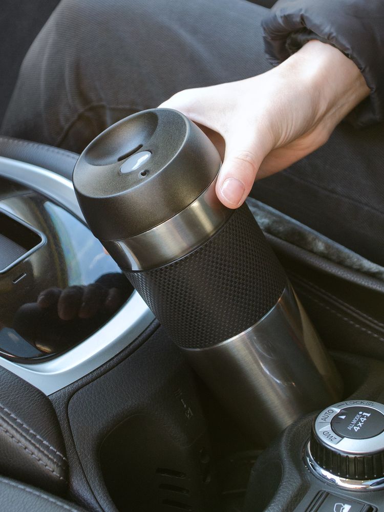 Термостакан Solingen Grip, серо-стальной — изображение 10