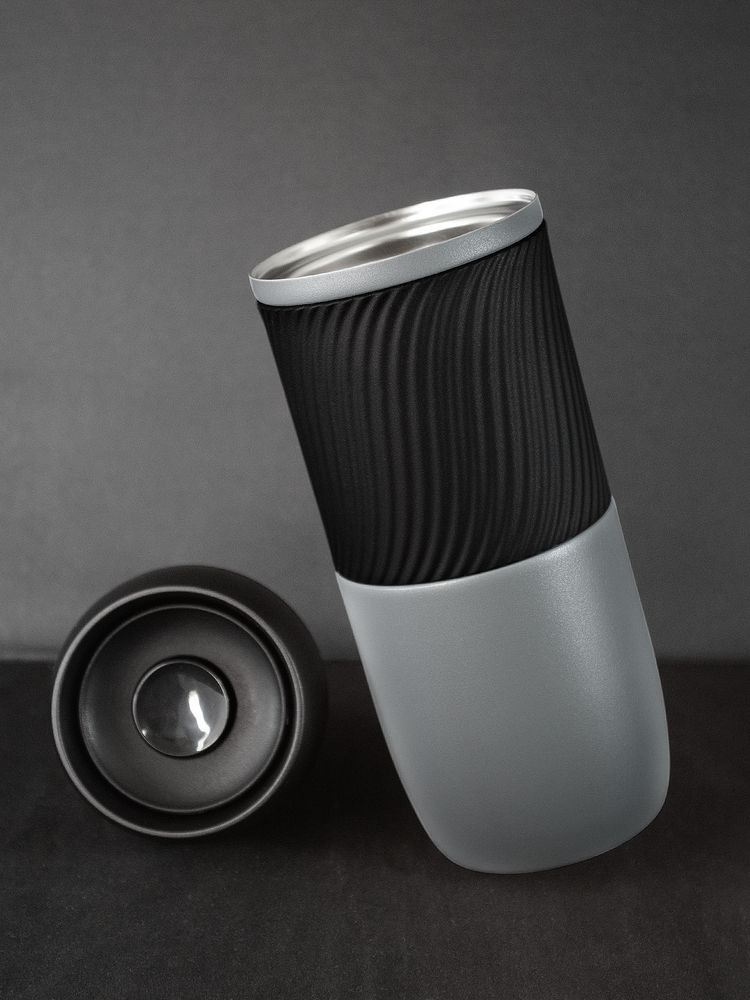 Термостакан Hub, серый — изображение 5