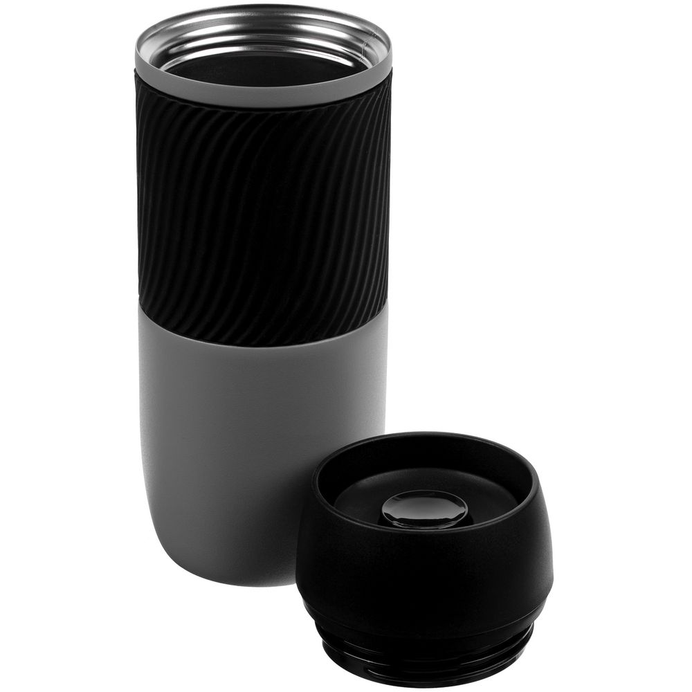 Термостакан Hub, серый — изображение 4