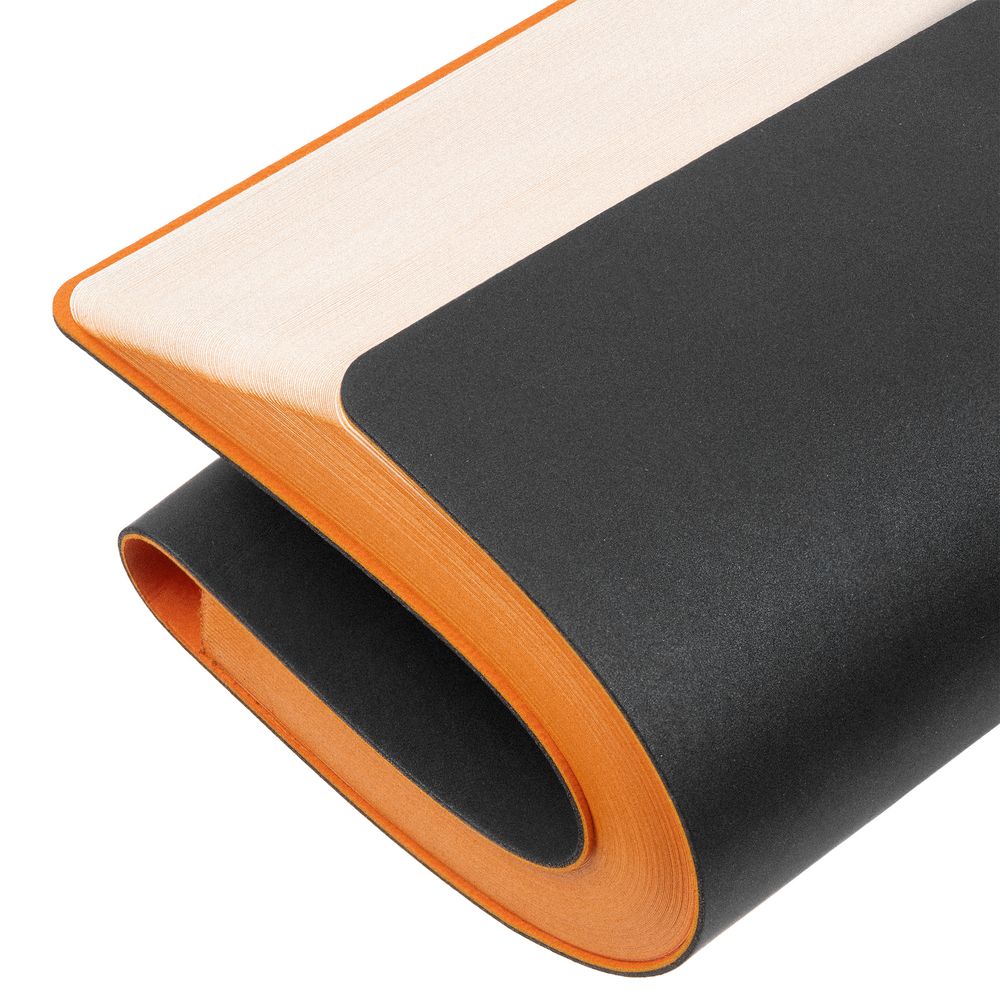 Ежедневник Flexpen Black, недатированный, черный со светло-оранжевым — изображение 8