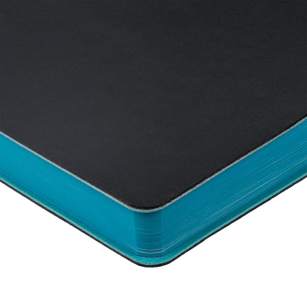 Ежедневник Flexpen Black, недатированный, черный с бирюзовым — изображение 9