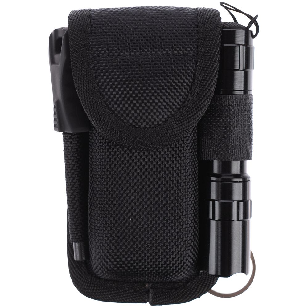 Набор Forster: мультиинструмент, фонарик, огниво, черный — изображение 6