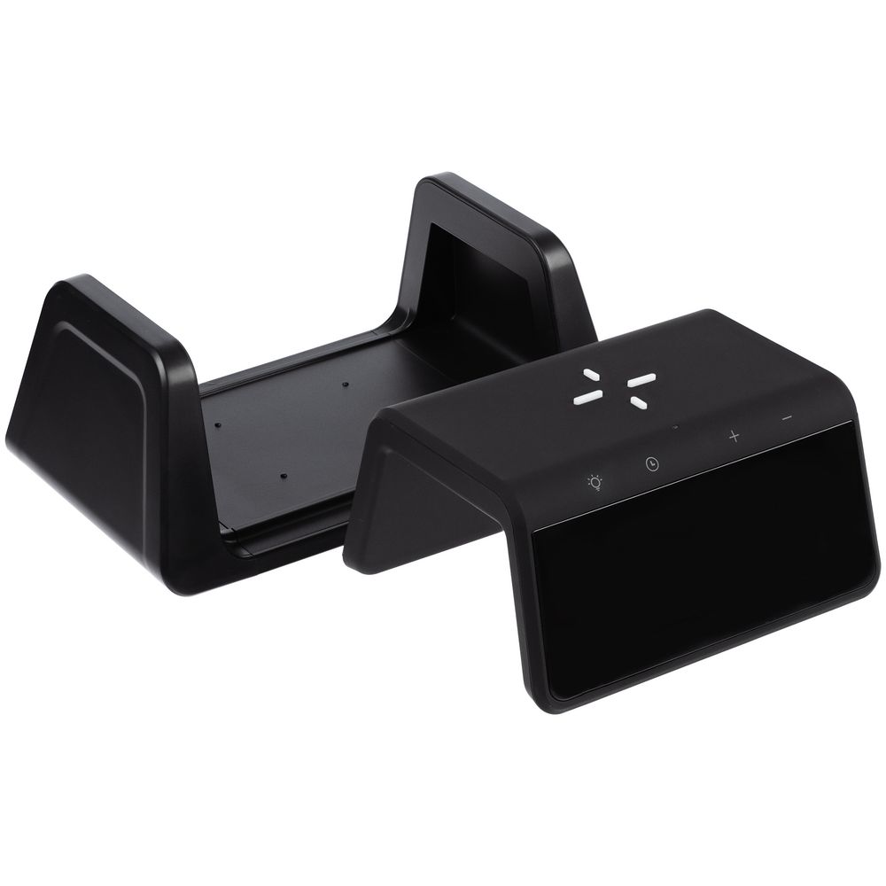 Настольный стерилизатор с беспроводной зарядкой и часами UV Depot, черный — изображение 6