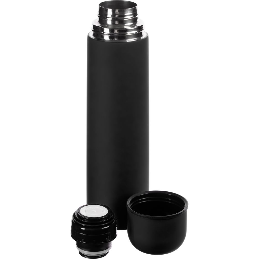 Термос Hiker Soft Touch 750, черный — изображение 4