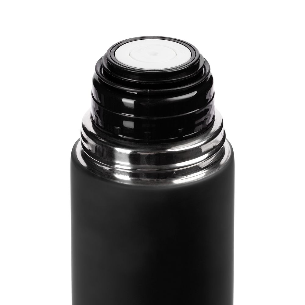 Термос Hiker Soft Touch 750, черный — изображение 5