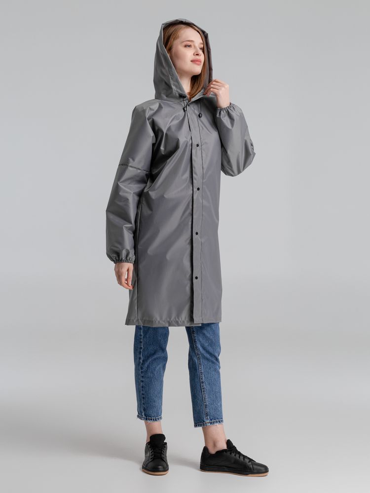 Дождевик со светоотражающими элементами Rainman Blink, серый — изображение 11