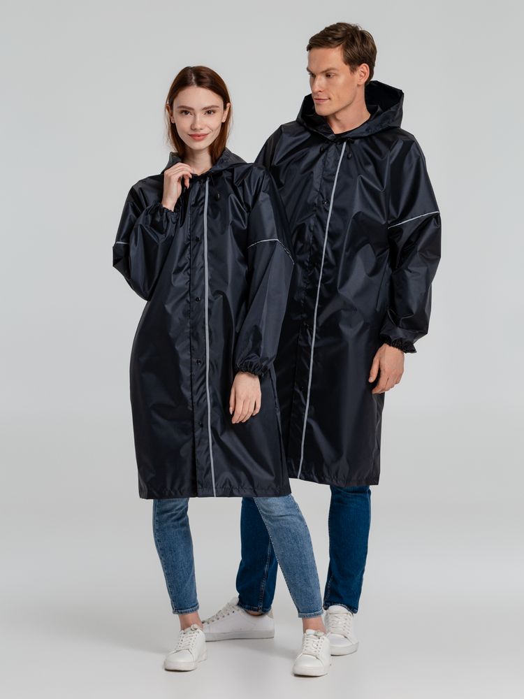 Дождевик со светоотражающими элементами Rainman Blink, темно-синий — изображение 10