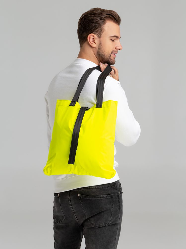 Шопер Manifest Color из светоотражающей ткани, желтый неон — изображение 8