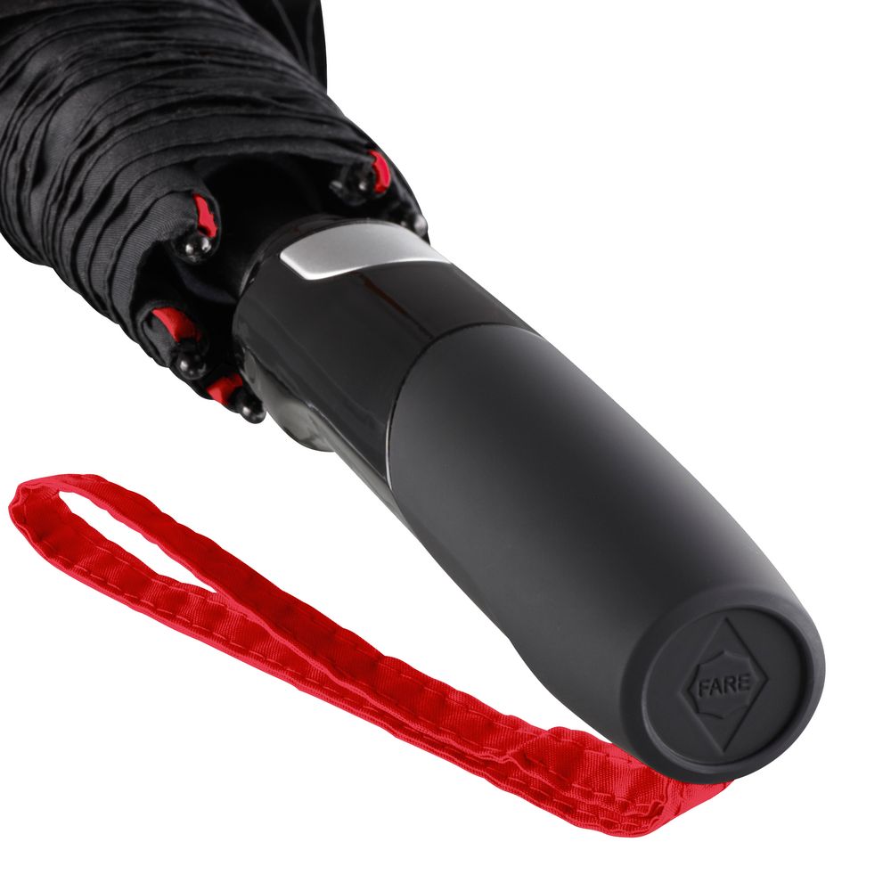 Зонт-трость Seam, красный — изображение 7