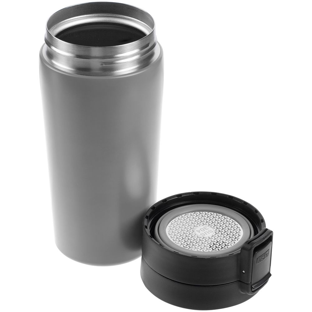 Термостакан с ситечком No Leak Infuser, серый — изображение 5