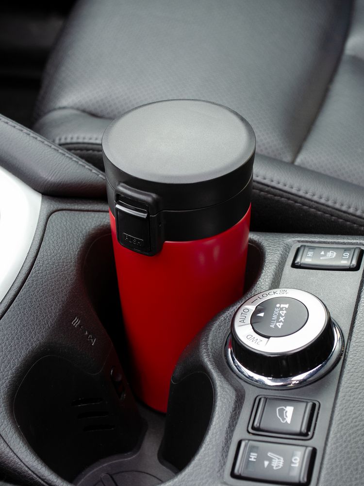 Термостакан с ситечком No Leak Infuser, красный — изображение 10