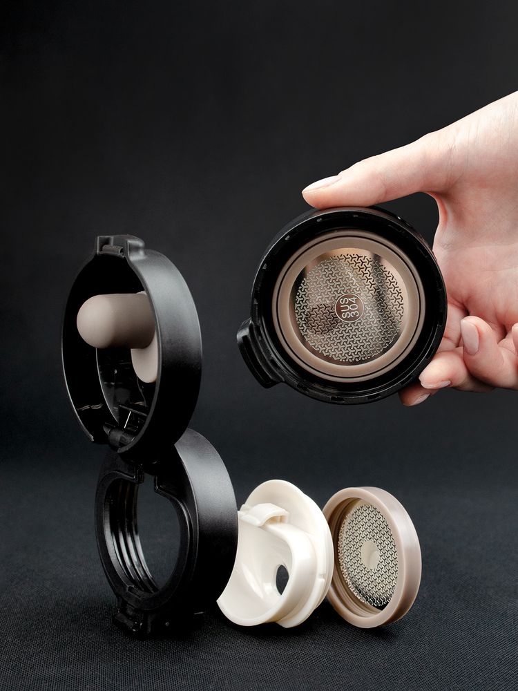 Термостакан с ситечком No Leak Infuser, красный — изображение 12