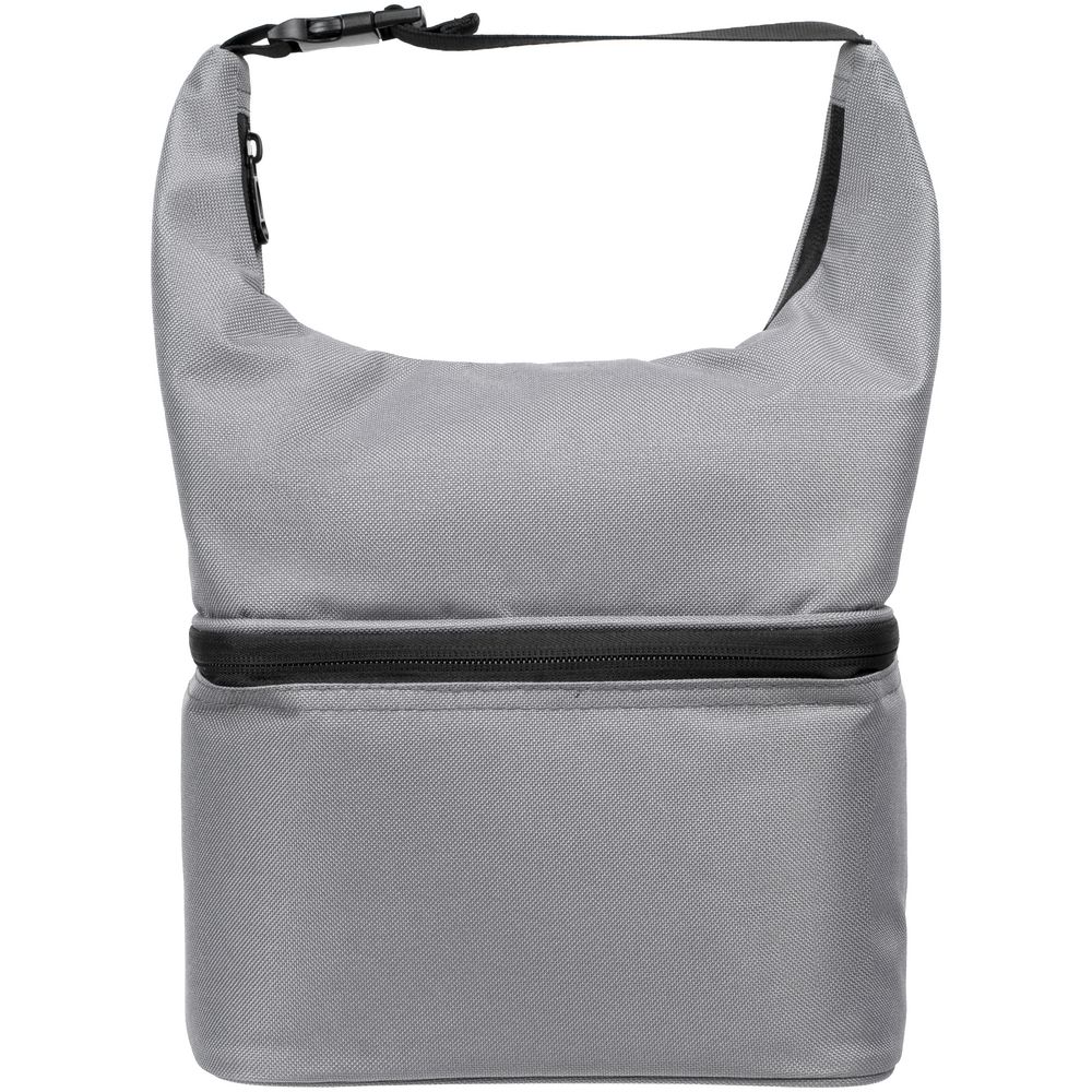 Термосумка с ланчбоксом Smakk, серая — изображение 6