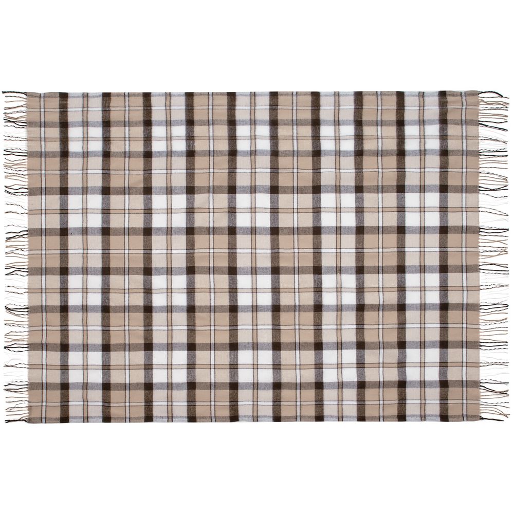 Плед Dublin, бежево-серый — изображение 5