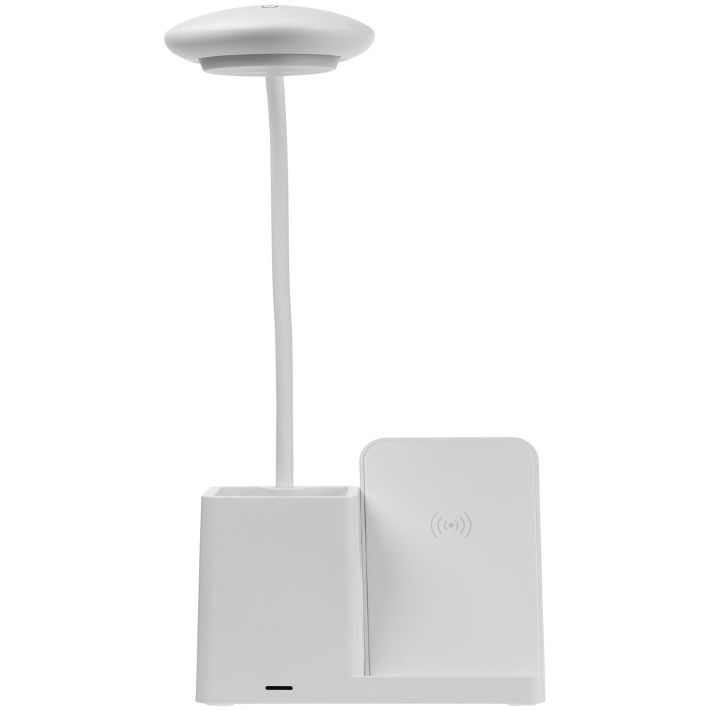 Лампа с органайзером и беспроводной зарядкой writeLight, ver. 2, белая — изображение 4