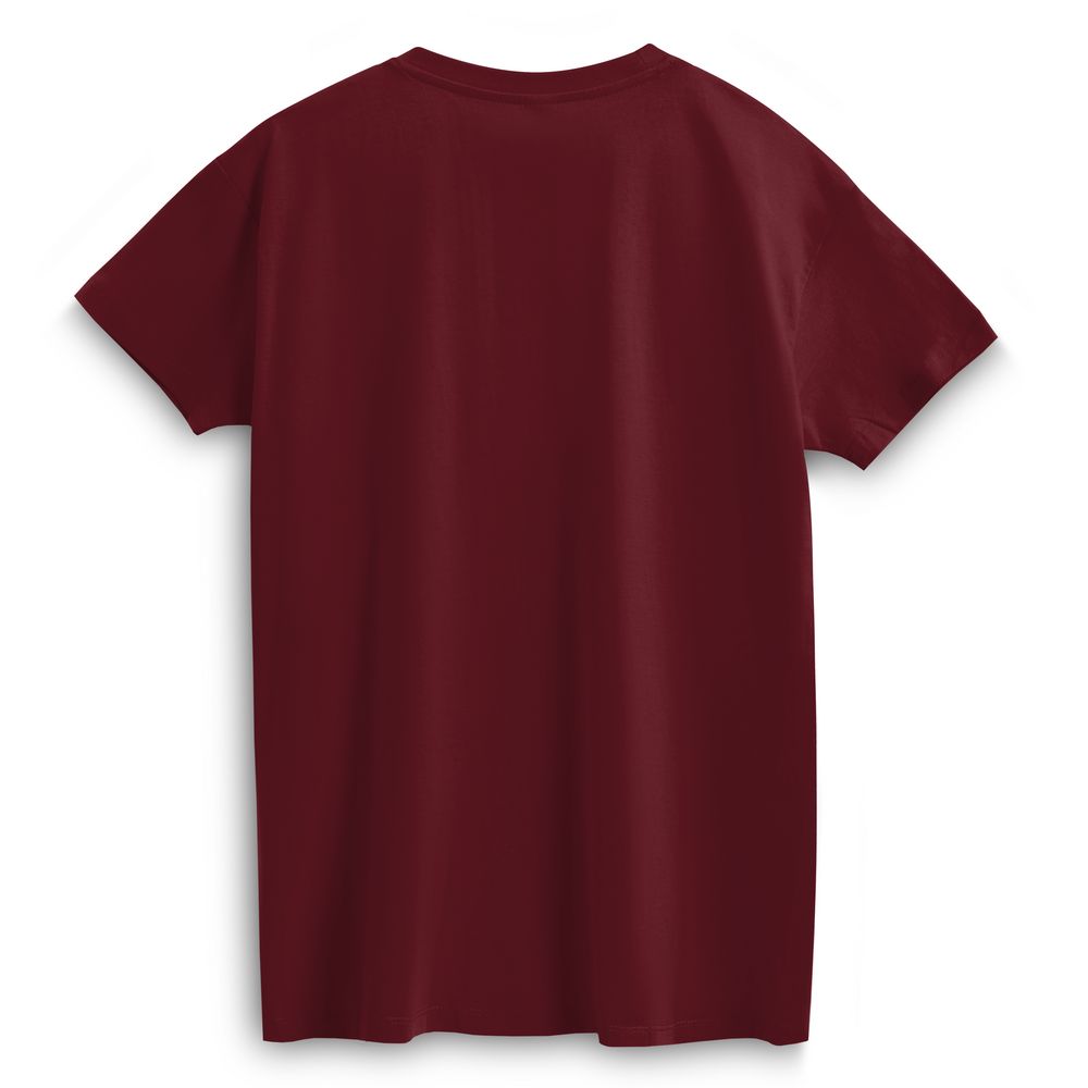 Футболка Imperial 190, гранатово-красная — изображение 3