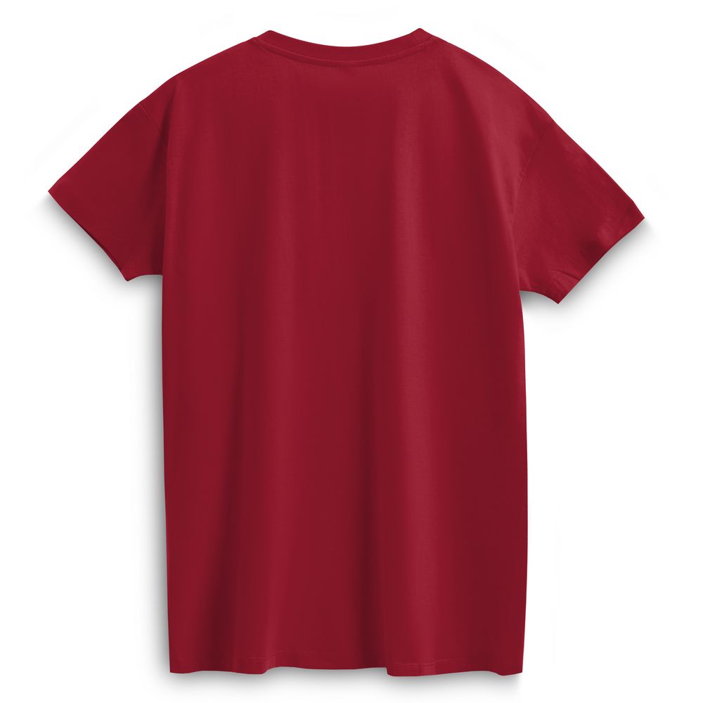 Футболка Imperial 190, вишнево-красная — изображение 3