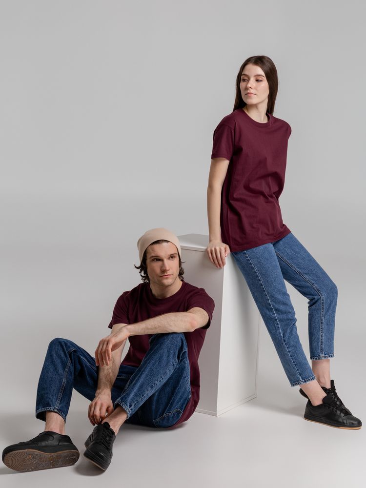 Футболка Imperial 190, бордовая — изображение 13