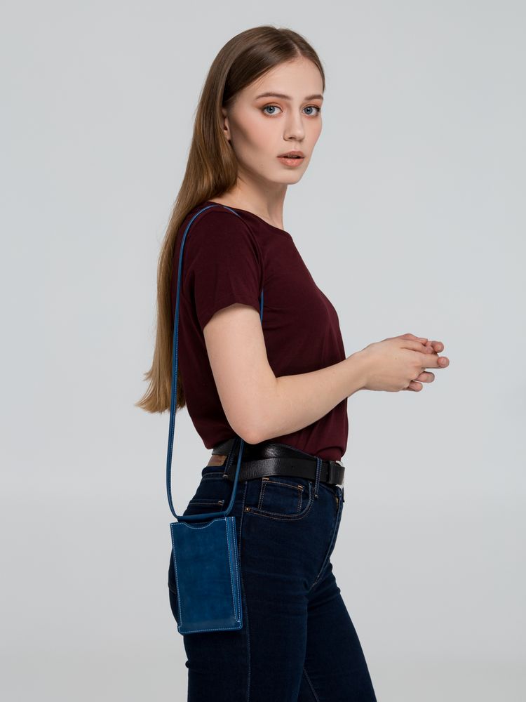 Сумочка для телефона Apache, синяя — изображение 7