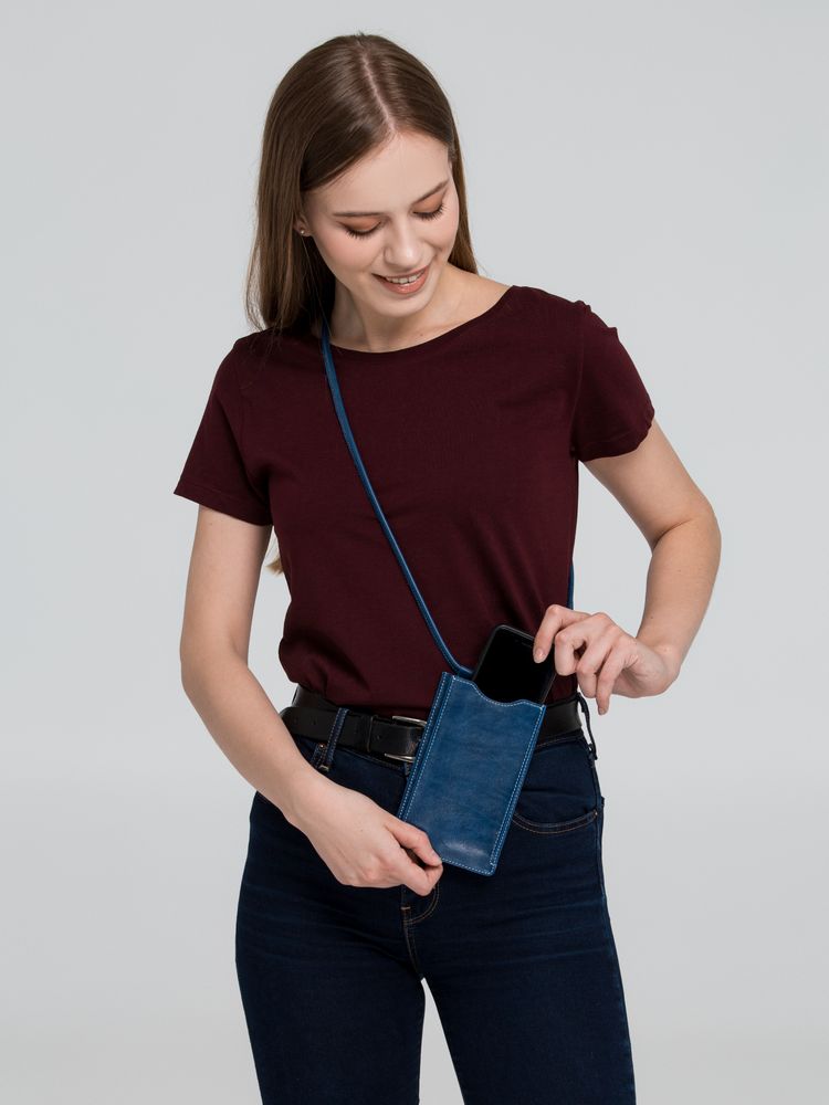 Сумочка для телефона Apache, синяя — изображение 8