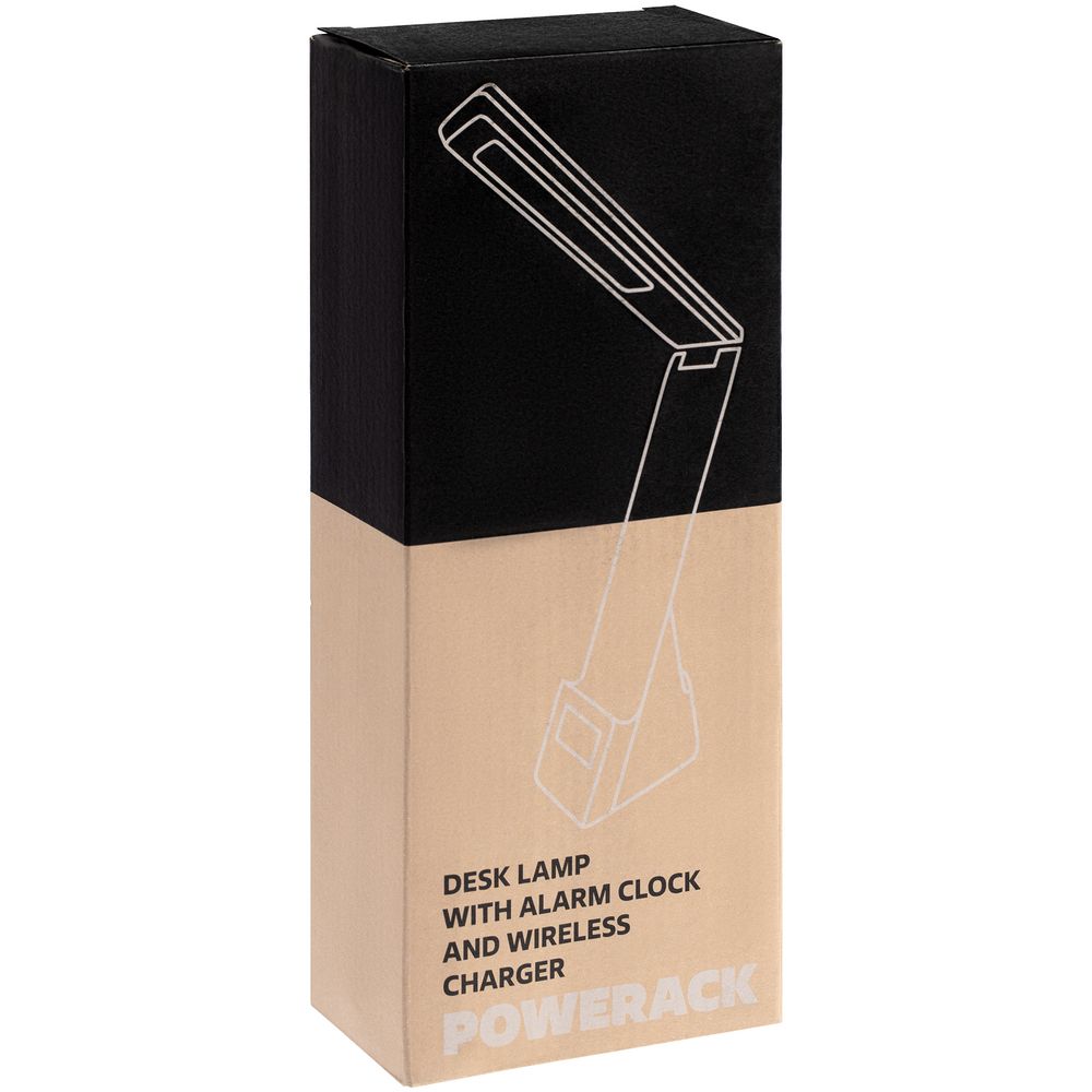 Лампа с беспроводной зарядкой смартфона и часов Powerack, белая — изображение 17