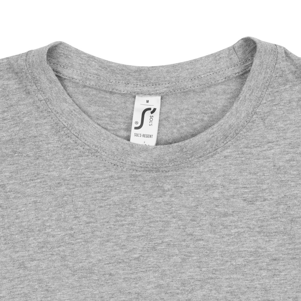 Футболка унисекс Regent 150, серый меланж — изображение 4