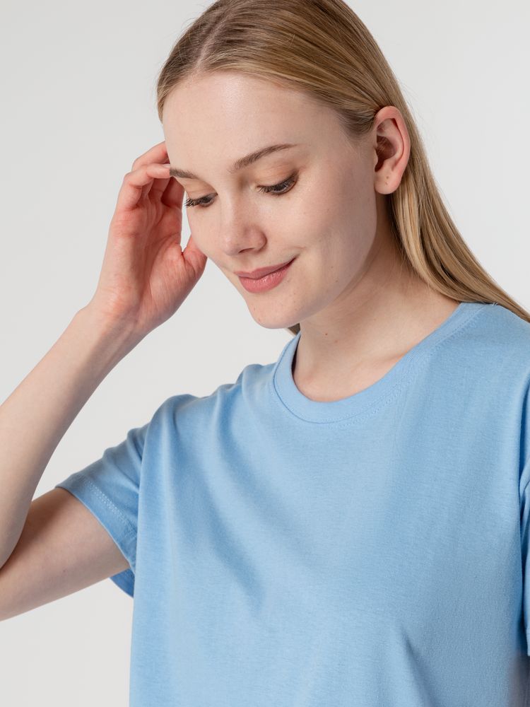 Футболка унисекс Regent 150, голубая — изображение 8