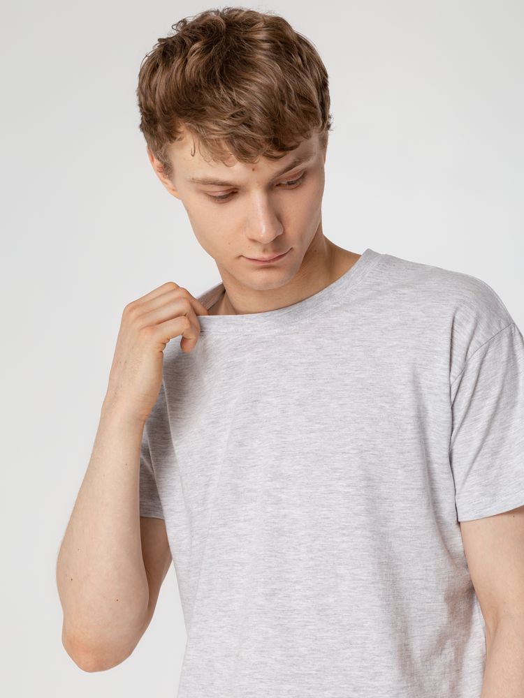 Футболка унисекс Regent 150, светло-серый меланж — изображение 8